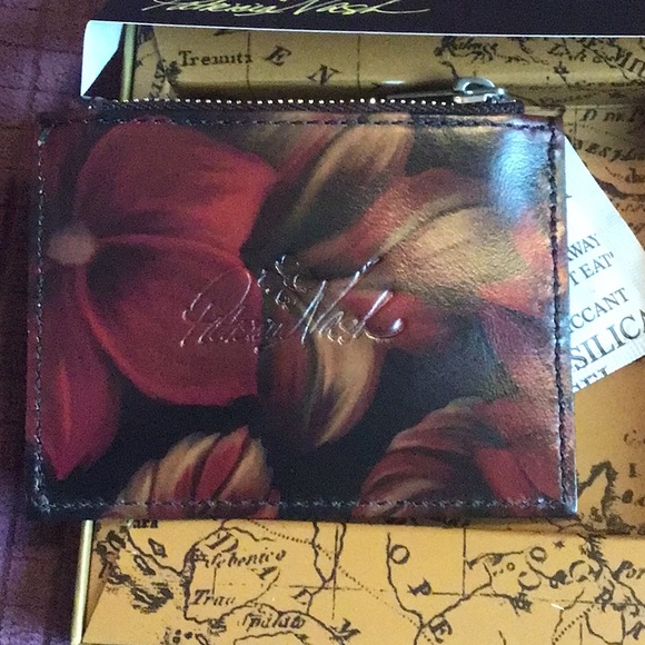 NEW🌹Patricia Nash Card Holder & FOB rustic mums - Picture 2 of 11